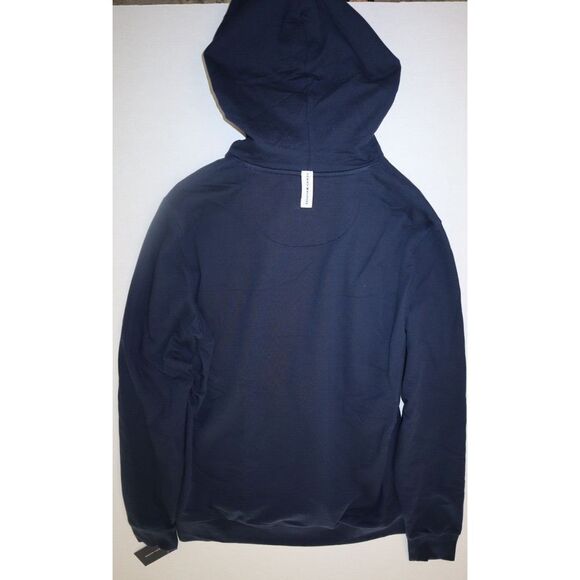 Tommy Hilfiger Men's Sz M Dark Navy Modern Essentials Fleece Hoodie $70 - Picture 4 of 7